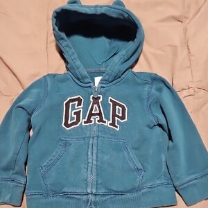 GAP Teal Hoodie with Logo